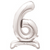 30" SILVER FOIL STANDING NUMBER BALLOON-6