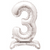 30" SILVER FOIL STANDING NUMBER BALLOON-3