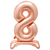 30" ROSE GOLD FOIL STANDING NUMBER BALLOON-8