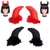 ASST. DEVIL HAIRCLIPS 2PC SET