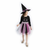 GIRLS PINK WITCH  COSTUME, DRESS , HAT