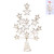 GOLD STAR BURST TREE TOPPER 30.5CM