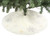 IVORY VELOUR TREE SKIRT W/GOLD SNOWFLAKE EMROIDERY DIAMETER 1M