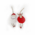 WOODEN/FLUFFY HANGING SANTA/DEER 2ASST DESIGNS 7X2X22CM 1PC