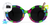 Party Glasses 70/80s disco ball neon