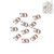 *JUMBO 30 CONFETTI-10g ROSE GOLD