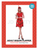 Adult Deluxe Sequin Flapper costume (Red)