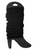 Plain Leg Warmer (Thin) (Black)