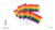 Rainbow Hand Signal Flag (14cm x 21cm)