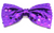 Bow Tie (Sequin) Small (Purple)