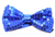 Bow Tie (Sequin) Small (Blue)