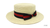 1920s Gatsby Hat (Red/ black ribbon)