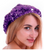 Sequin Beret Hat (Purple)