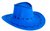 Fluro Cowboy Hat (Blue)