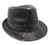 Sequin Trilby Hat (Black)