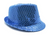 Sequin Trilby Hat (Light Blue)