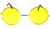 Party Glasses Hippie (S) (Yellow)