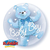 24"  DOUBLE BUBBLE BABY BLUE BEAR