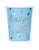 BLUE H/B'DAY 8 x 9oz CUPS PRIS