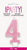 NUMERAL CANDLE 4 - PINK