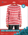 Adult Red & White Stripe Top (M)