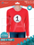 Children Red 1 Long Sleeve Top (M)