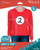 Children Red 2 Long Sleeve Top (L)