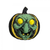 LIGHT UP PUMPKIN W/ GRIINING WITCH, 24CMX22CM X22CM, INCLUDES BATTERIES