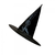 38X 36 CM BLACK WITCHES HAT WITH HANG TAG
