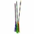 ASSD COLOURS HALLOWEEN BROOMS , 92 CM 1PC