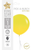 Matte Yellow 90cm Balloon 1pk