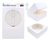 White Cardboard Cake Box With Window Face - 12" x 12" x 6"