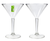 Acrylic Plastic Plain Series 230ML Martini Glass