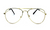 Party Glasses Aviator (Gold Frame Clear Lens)