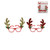 2A ANTLER PARTY GLASSES 1PC