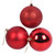 8X5CM PLUM RED BAUBLES