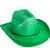 Light Up Sequin Cowboy Hat (Green)