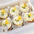 *2PK WHITE 6 CUPCAKE BOXES-24X18X10CM