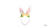 deluxe bunny with flowers headband