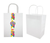 3PK Craft DIY Gift Bags White Series - 20CM x 25.5CM x 12CM