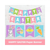 3M HAPPY EASTER  BANNER  IN POLYBAG W/ HEADER CARD
