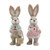 MR & MRS BUNNY 32X14X11CM