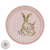 12PK PINK GINGHAM EASTER PAPER PLATE 23CM