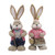 MR & MRS BUNNY 65X24X23CM