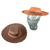 Craft Hat Cowboy EVA Children's 37cm x 34cm x 8cm Dark & Light Brown