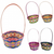 EASTER BASKET 20X20X10-37CMH 4ASST