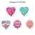 9in/22cm HMD Balloon Mix