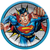 Superman Heroes Unite 9in/23cm Rnd Plate
