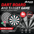 Double Sided Dart & Target Game Board Includes: Darts, Hanging Ring - 11"