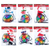 Windmill Spinner Christmas Bicycle 52cm x 94cm 6 Assorted Santa & Snowman Designs